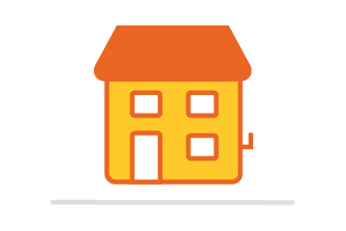 Horizontal flue exiting through an outside wall