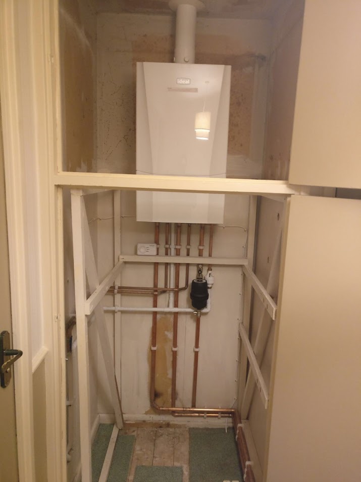 Completed boiler installation in a Suffolk property by NicHall